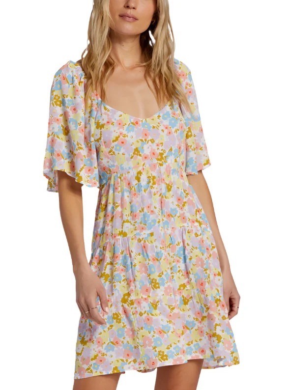 Billabong Womens Take A Chance Babydoll Dress