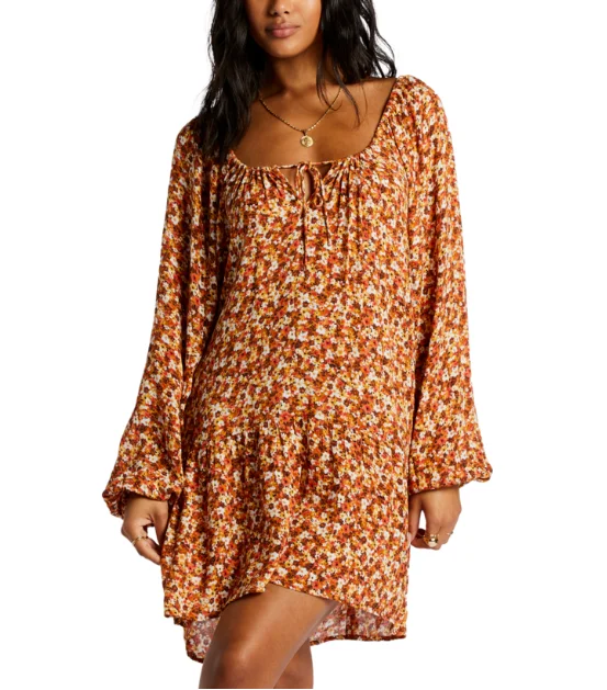 Billabong Womens Lucky You Babydoll Dress