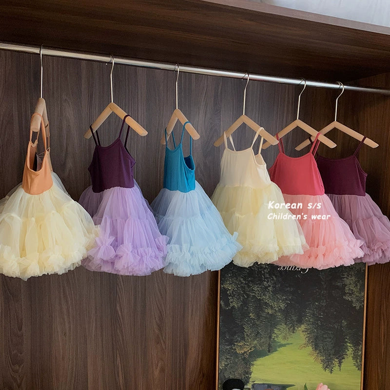 Korean Style Girl Dress Summer Dress Pettiskirt 2024 New Arrival Girl Princess Dress Fashion Baby Performance Dance Skirt Korean Style Girl Dress Summer Dress Pettiskirt 2024 New Arrival Girl Princess Dress Fashion Baby Performance Dance Skirt