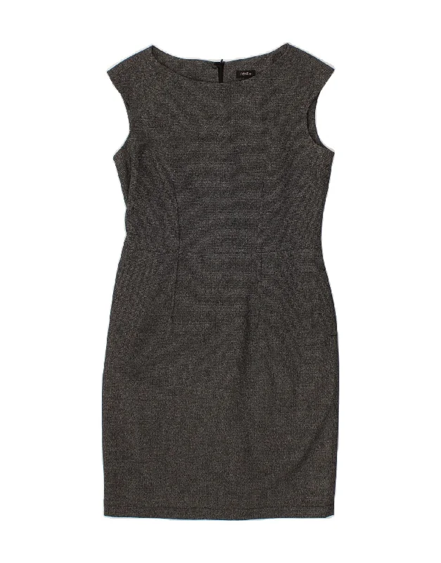 NEXT Womens Sleeveless Sheath Dress UK 12 Medium Grey