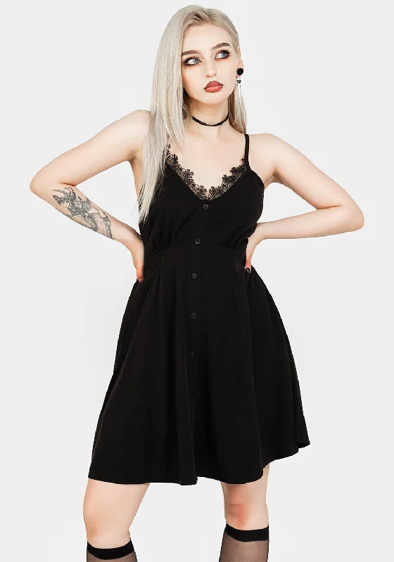 Angelica Mini Dress Fashionable Polka Dot Mini Dress