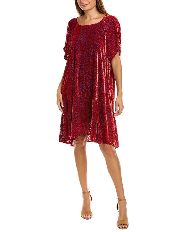 Johnny Was Doris Silk-Blend Mini Dress Comfortable Bodycon Mini Dress
