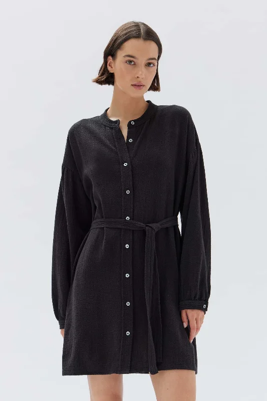 Luna Textured Mini Dress Stylish Sweetheart Mini Dress