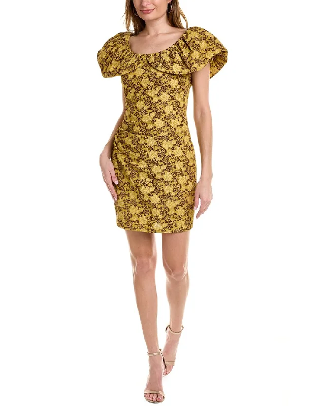 Ted Baker Ondina Mini Dress Stylish Puff Sleeve Mini Dress