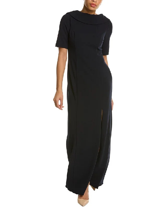 Adrianna Papell Mermaid Maxi Dress Elegant Silk Maxi Dress