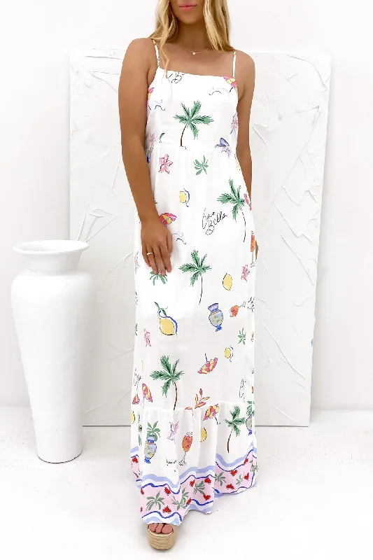 Dakota Maxi Dress Dolce Stylish Empire Waist Maxi Dress