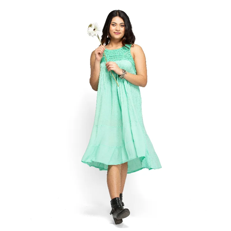Women's Dress crochet empire maxi dress - Taantav Comfortable Satin Maxi Dress