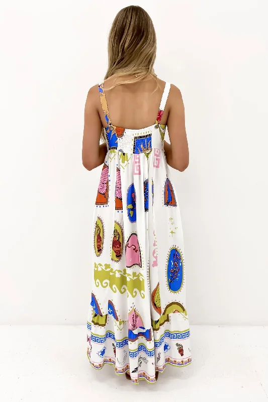 Larissa Maxi Dress Sunetta Trendy Off-Shoulder Ruffle Maxi Dress