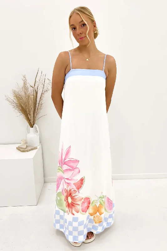 Myla Maxi Dress Tropical Holiday Fashionable Sheer Maxi Dress