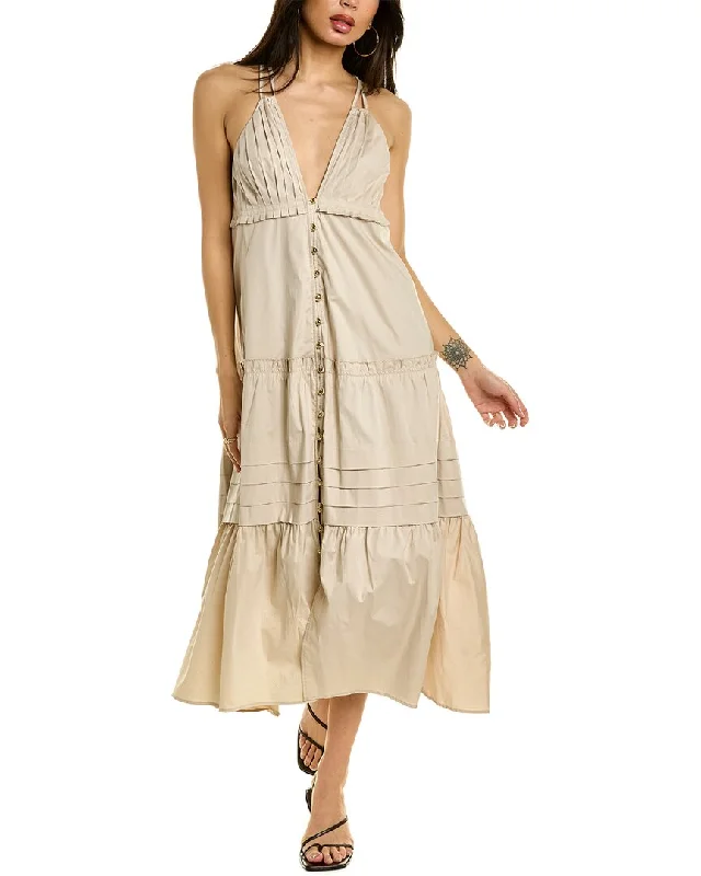 Ramy Brook Hester Maxi Dress Fashionable Button-Down Maxi Dress