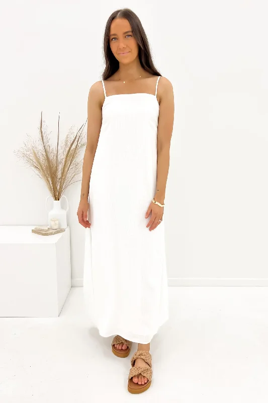 Viktor Maxi Dress White Classic Tulle Maxi Dress