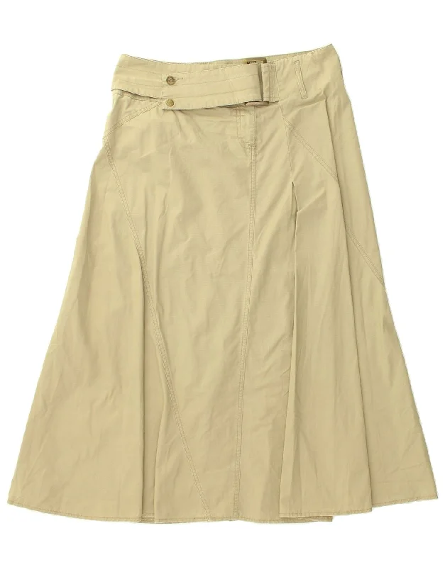 FAT FACE Womens A-Line Skirt UK 12 Medium W36 Beige Cotton tulle skirt dreamy