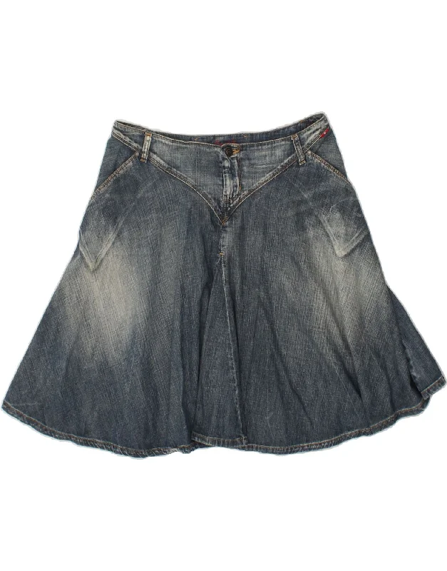 LEVI'S Womens Denim Skirt W32 Large Blue chiffon skirt airy