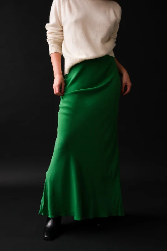 SLIP SKIRT velvet skirt rich
