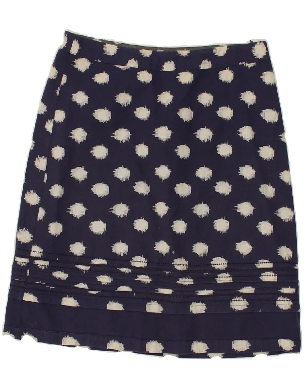 WHITE STUFF Womens Straight Skirt UK 12 Medium W30 Navy Blue Spotted corduroy skirt durable WHITE STUFF Womens Straight Skirt UK 12 Medium W30 Navy Blue Spotted corduroy skirt durable