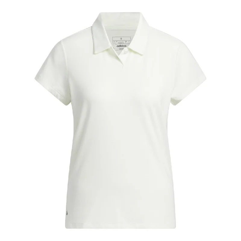 adidas Ladies Go-To Heathered Golf Polo Shirt IP4188 Stylish Printed Short Shirt
