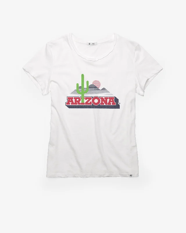 ARIZONA WILDCATS CACTUS VINTAGE PREMIER '47 FRANKIE TEE WOMENS Fitted T-Shirt Seamless Stretchy ARIZONA WILDCATS CACTUS VINTAGE PREMIER '47 FRANKIE TEE WOMENS Fitted T-Shirt Seamless Stretchy