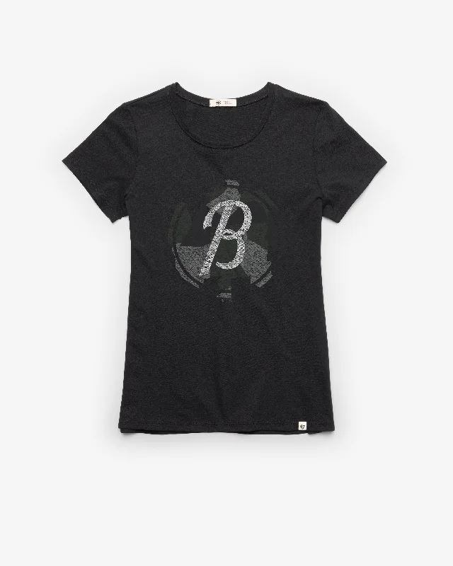 BALTIMORE ORIOLES CITY CONNECT PREMIER '47 FRANKIE TEE WOMENS Fitted T-Shirt Seamless Stretchy BALTIMORE ORIOLES CITY CONNECT PREMIER '47 FRANKIE TEE WOMENS Fitted T-Shirt Seamless Stretchy