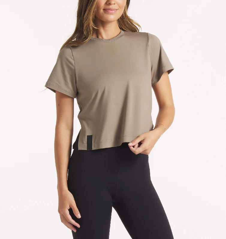 Boxy Ultra Tee Terry Blend Velvet Blend Canvas Blend