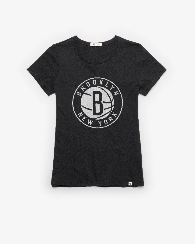 BROOKLYN NETS PREMIER '47 FRANKIE TEE WOMENS Embroidered Appliqued Beaded