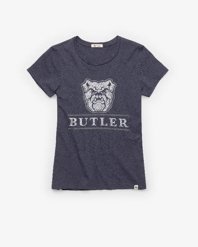 BUTLER BULLDOGS FINELINE '47 FRANKIE TEE WOMEN Rayon Fabric Velvet Fabric Corduroy Fabric BUTLER BULLDOGS FINELINE '47 FRANKIE TEE WOMEN Rayon Fabric Velvet Fabric Corduroy Fabric