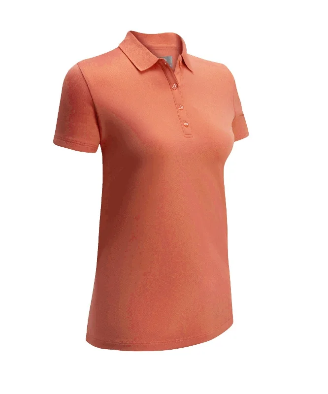 Callaway Ladies Swing Tech Golf Polo Shirt CGKSA0A7 Cozy Striped Short Sleeve
