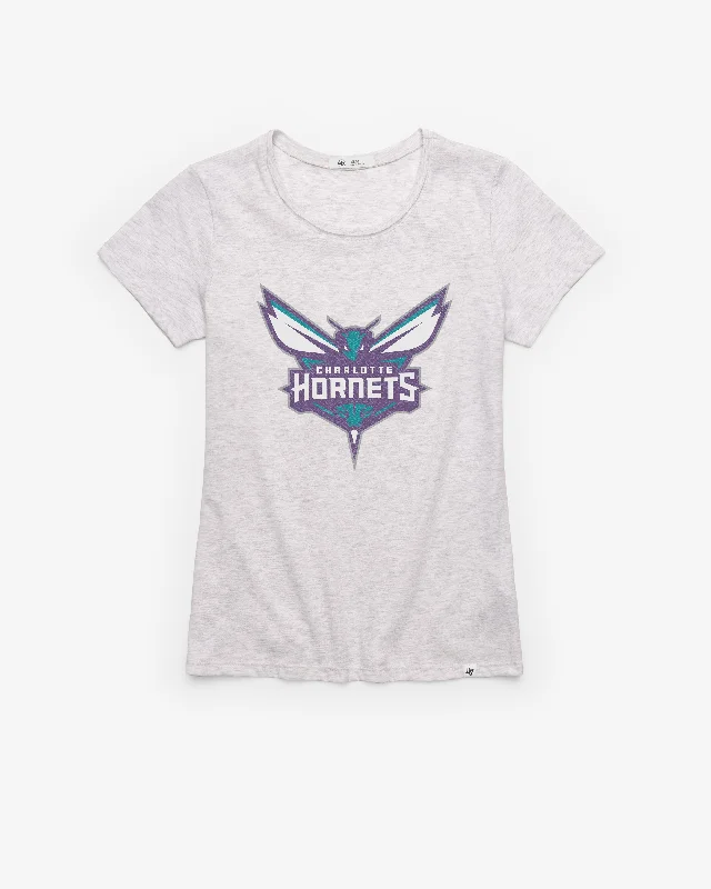CHARLOTTE HORNETS PREMIER '47 FRANKIE TEE WOMENS Houndstooth Herringbone Solid