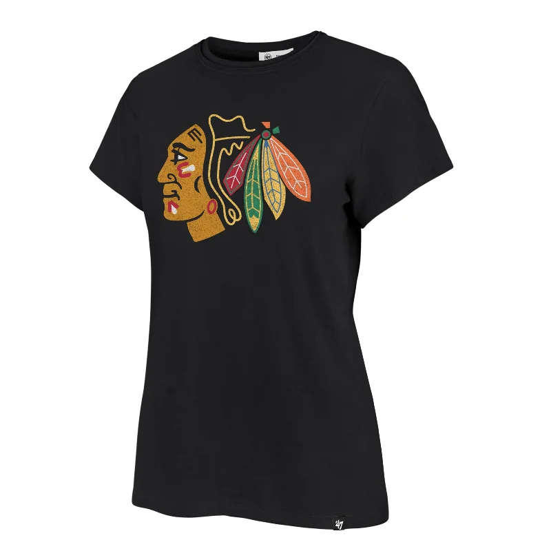 CHICAGO BLACKHAWKS PREMIER '47 FRANKIE TEE WOMENS Chenille Brocade Lace
