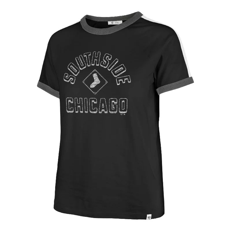 CHICAGO WHITE SOX CITY CONNECT SWEET HEAT '47 PEYTON TEE WOMEN Mesh Canvas Denim
