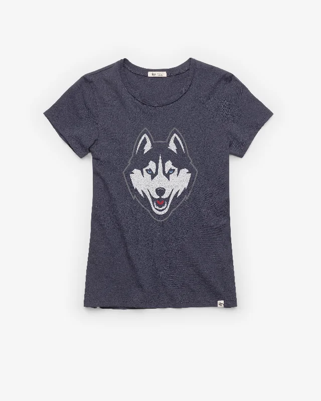 CONNECTICUT HUSKIES UCONN PREMIER '47 FRANKIE TEE WOMEN Fleece Fabric Down Fabric Feather Fabric CONNECTICUT HUSKIES UCONN PREMIER '47 FRANKIE TEE WOMEN Fleece Fabric Down Fabric Feather Fabric