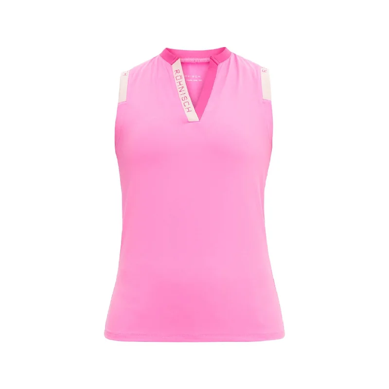 Rohnisch Ladies Abby SL Golf Polo Shirt 111286 Comfortable Loose Short Sleeve