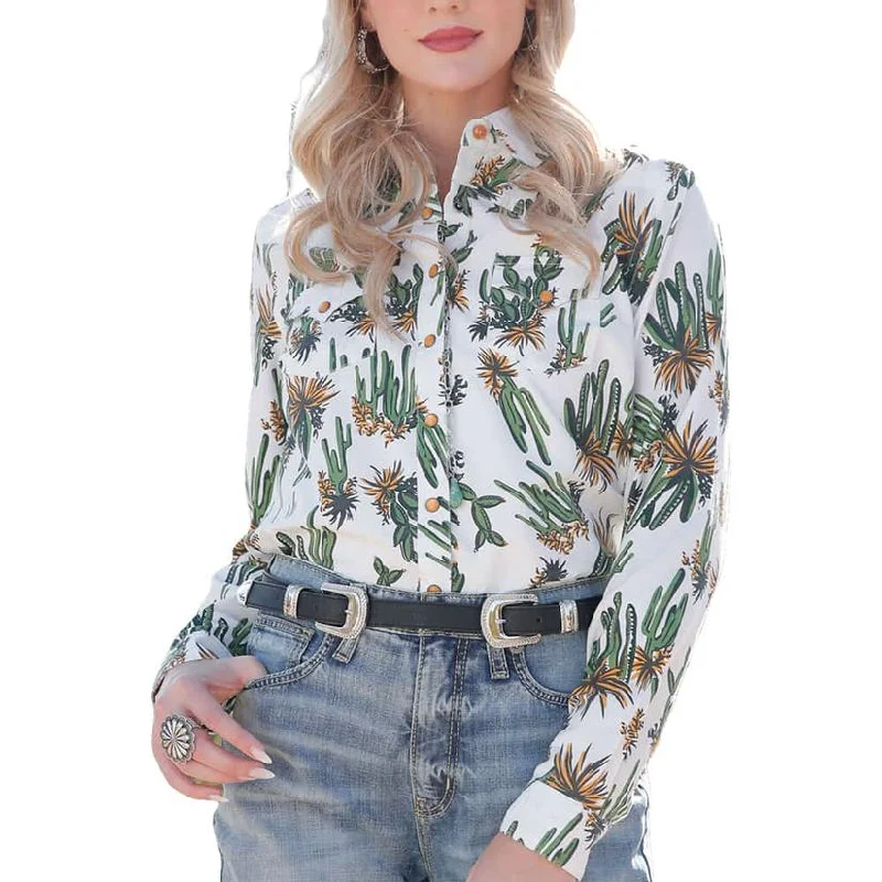 Cruel Girl Wmns Snap Front Shirt - Halloween Sales Trendy Short Sleeve Tunic