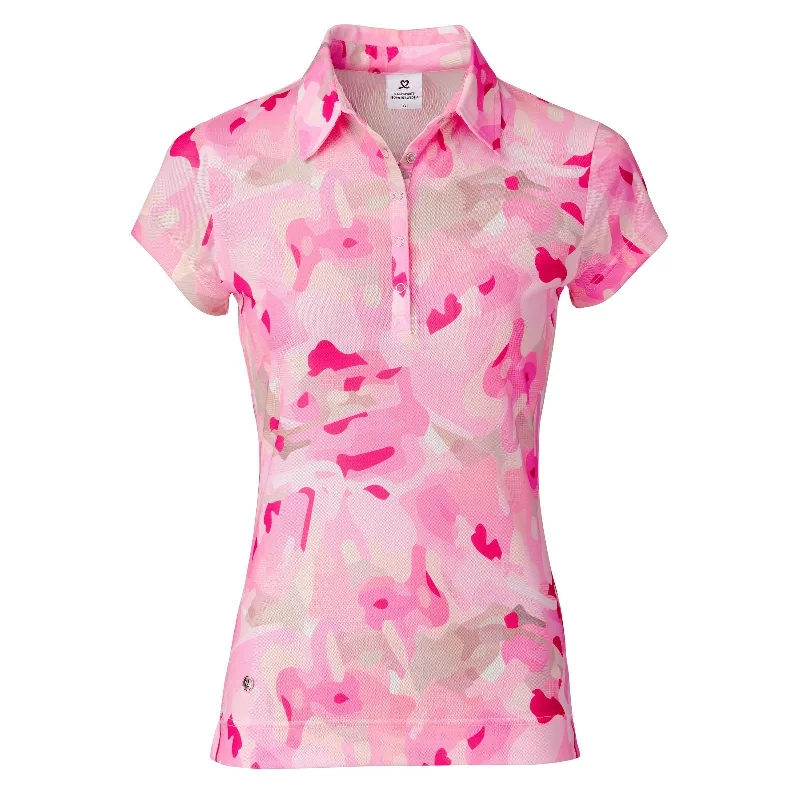 Daily Sports Ladies All-Over Mesh Golf Polo Shirt 343/105 Cozy Cotton Short Tee