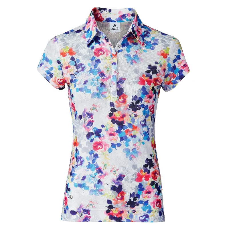 Daily Sports Ladies All-Over Mesh Golf Polo Shirt 343/122 Elegant Lace Short Sleeve