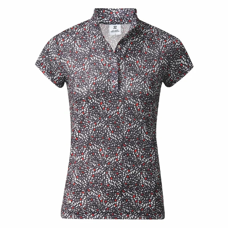 Daily Sports Ladies Imola Cap Sleeve Golf Polo Shirt 443/119 Chic Button-Up Short Shirt