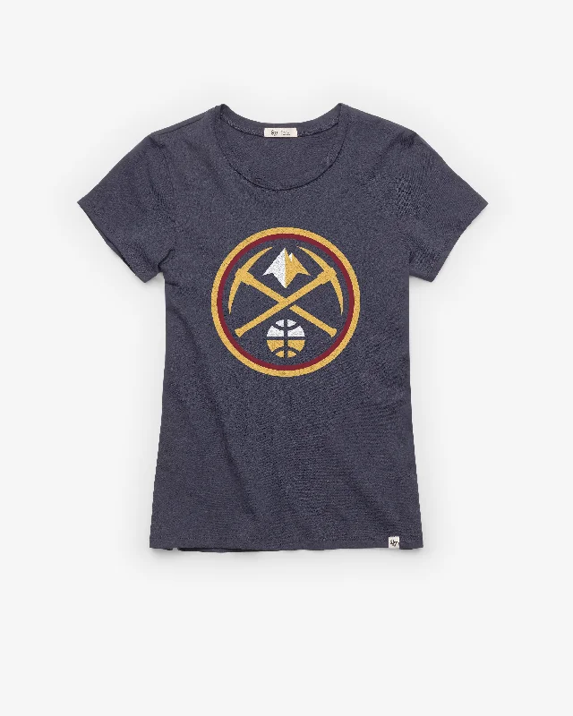 DENVER NUGGETS PREMIER '47 FRANKIE TEE WOMENS Cotton Fabric Linen Fabric Terry Fabric DENVER NUGGETS PREMIER '47 FRANKIE TEE WOMENS Cotton Fabric Linen Fabric Terry Fabric