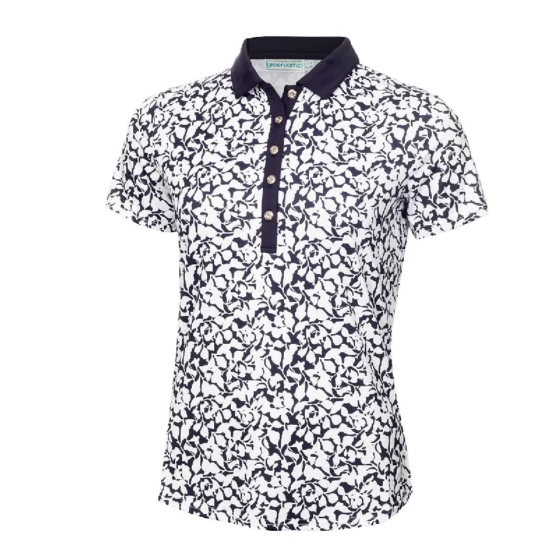 Green Lamb Ladies Katia Golf Polo Shirt SG22918 Comfortable Graphic Short Sleeve