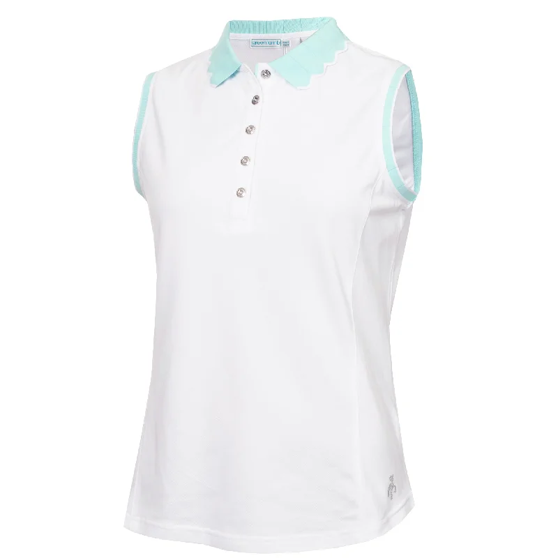 Green Lamb Ladies Nadia S/L Club Golf Polo Shirt SG24011 Stylish Round Neck Shirt