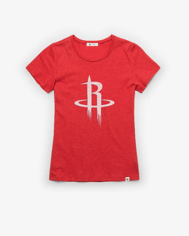 HOUSTON ROCKETS PREMIER '47 FRANKIE TEE WOMENS Rayon Fabric Velvet Fabric Corduroy Fabric HOUSTON ROCKETS PREMIER '47 FRANKIE TEE WOMENS Rayon Fabric Velvet Fabric Corduroy Fabric
