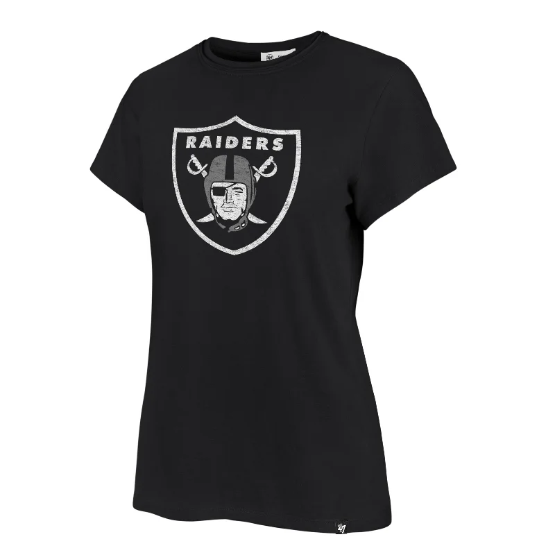 LAS VEGAS RAIDERS PREMIER '47 FRANKIE TEE WOMENS Zippered Buttoned Snapped