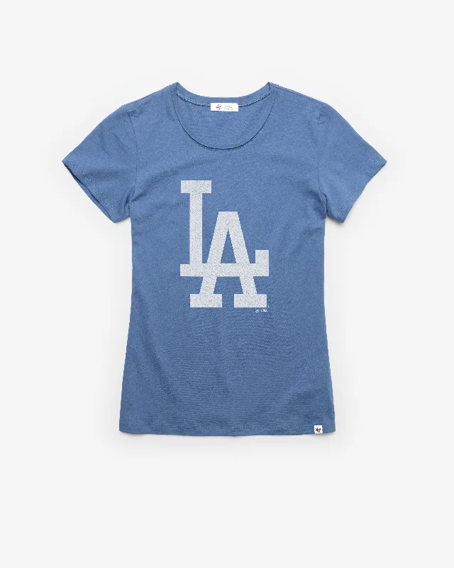 LOS ANGELES DODGERS PREMIER '47 FRANKIE TEE WOMENS Chenille Blend Fleece Blend Nylon Blend