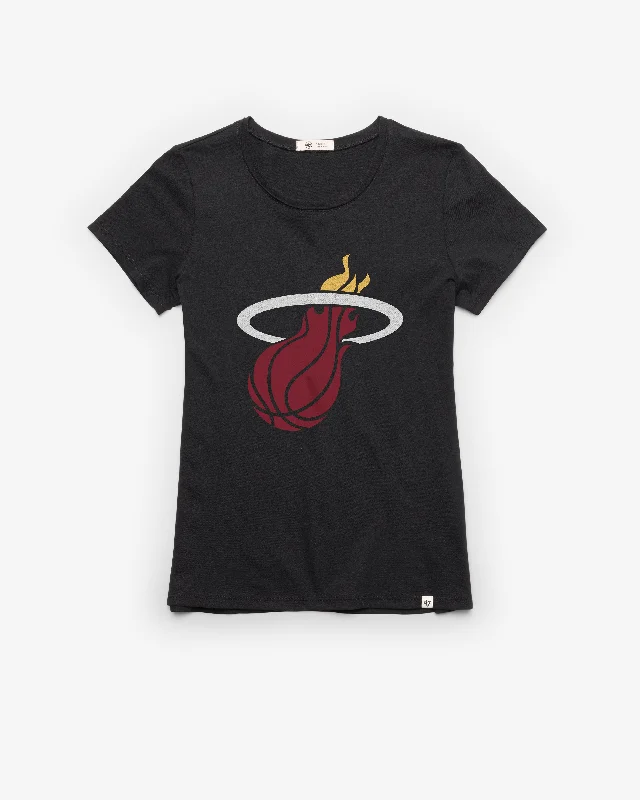 MIAMI HEAT PREMIER '47 FRANKIE TEE WOMENS Lace Blend Ribbed Blend Corduroy Blend