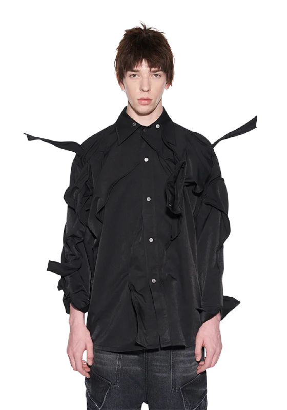Multi-Shape Wave Shirt Comfortable Loose Short Sleeve