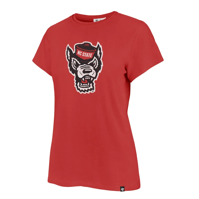 NORTH CAROLINA STATE WOLFPACK PREMIER '47 FRANKIE TEE WOMENS Hooded Caped Shawl Collar NORTH CAROLINA STATE WOLFPACK PREMIER '47 FRANKIE TEE WOMENS Hooded Caped Shawl Collar
