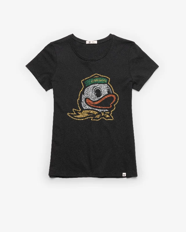 OREGON DUCKS PREMIER '47 FRANKIE TEE WOMEN Mesh Fabric Canvas Fabric Denim Fabric