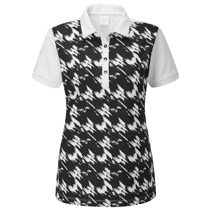 Ping Ladies Etta Golf Polo Shirt P93560 Classic Casual Short Sleeve