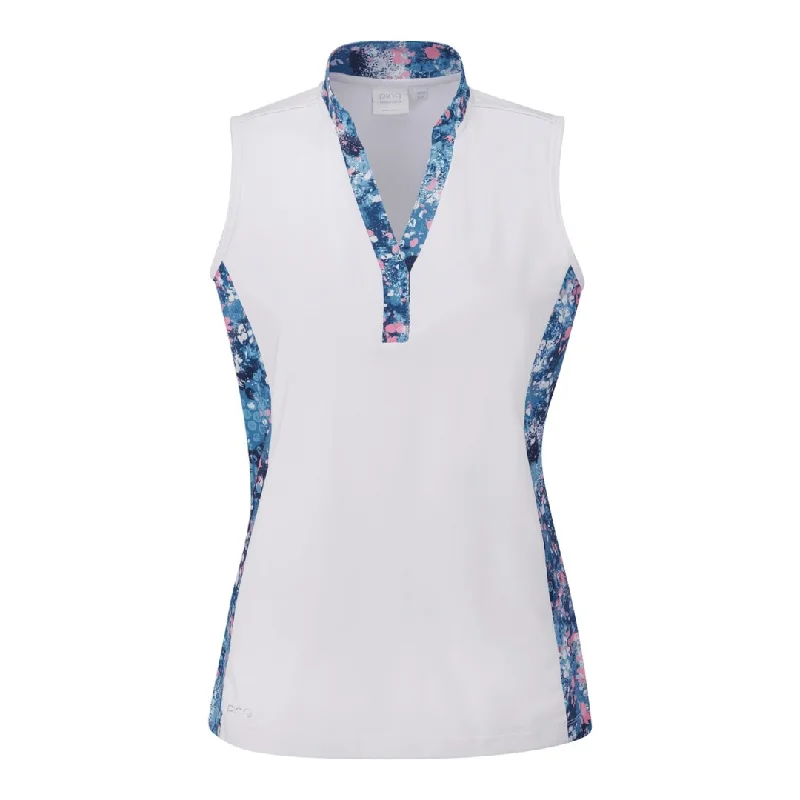Ping Ladies Bardot Golf Polo Shirt P93610 Casual Button-Up Short Tee