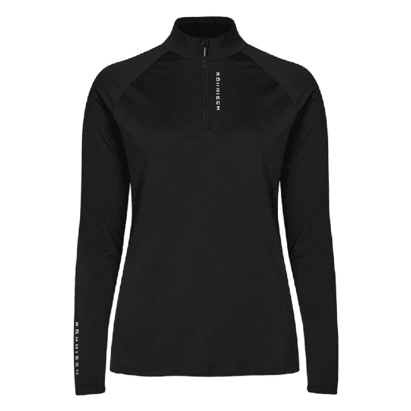 Rohnisch Ladies Addy L/S Golf Shirt 111517 Elegant Lace-Trimmed Short Shirt
