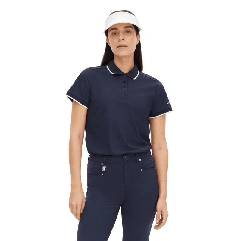 Rohnisch Ladies Miriam Golf Polo Shirt 111519 Casual Ruffle Short Shirt
