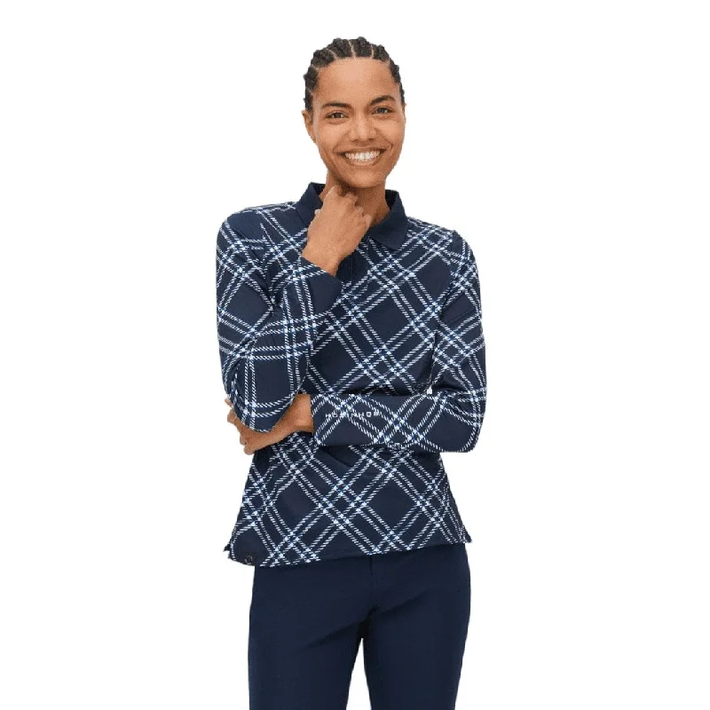 Rohnisch Ladies Sia L/S Golf Polo Shirt 110752 Trendy Button-Front Short Sleeve